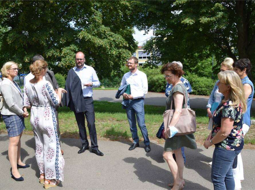 Staatsminister Piwarz besucht Torgauer Schulen